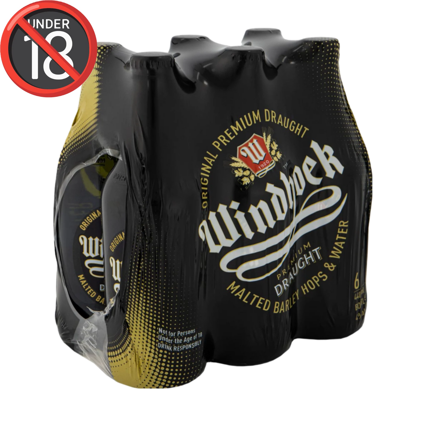 Windhoek Draught 440ml 6pack