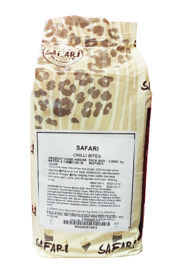 Safari Chili Bite Seasoning 2kg
