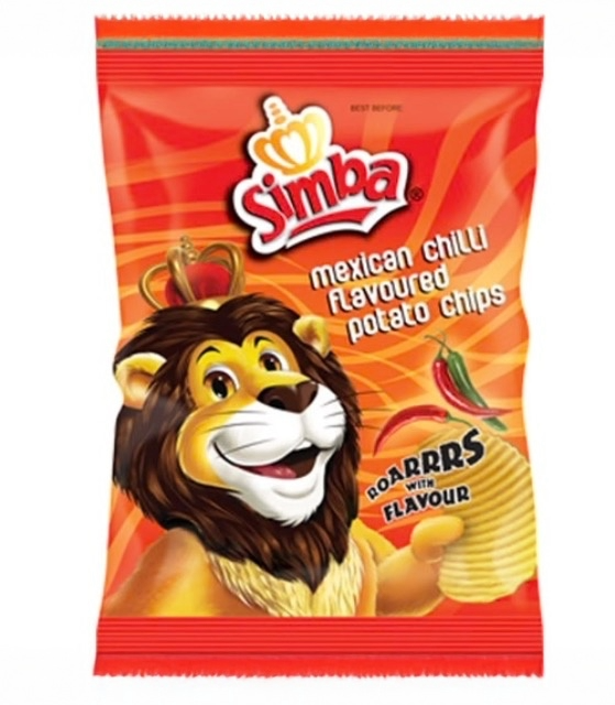 Simba Mexican Chilli Chips 120g