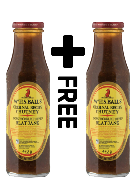 SPECIAL Mrs Balls Chutney Buy 1 Get 1 FREE